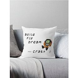 Build Fly Dream Crash - Kerbal Space Program Kerbals Throw Pillow