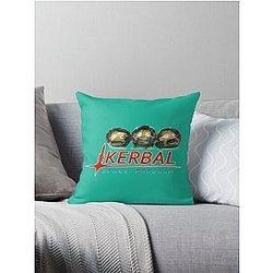 Kerbal Space Program Art Throw Pillow
