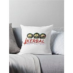 Throw Pillow - Kerbal Space Program Art