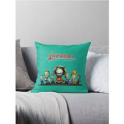 Kerbal Space Program KSP Team Throw Pillow