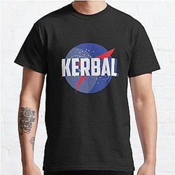Kerbal Space Program Logo Minimalist Gaming Design Classic T-Shirt