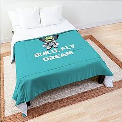 Build Fly Dream Crash - Kerbal Space Program Comforter