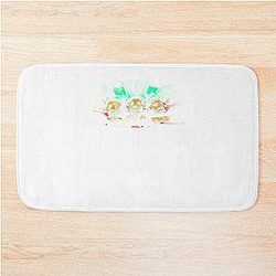 Unisex Graphic Cotton Bath Mat - Kerbal Space Tee Design