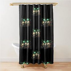 Kerbal Space Program Art Shower Curtain