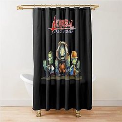 Kerbal Space Shower Curtain