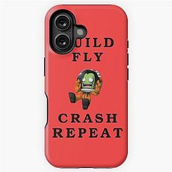 Build Fly Crash Repeat Kerbal Space Program Kerbals iPhone Tough Case