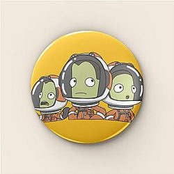 Cosmic Exploration Crew Kerbal Space Program Pins