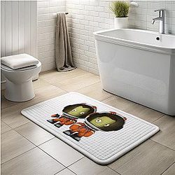 Rocket Science Chaos Kerbal Space Program Bath Mats