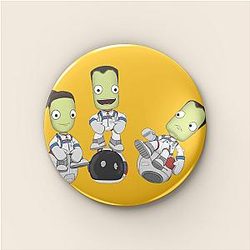 Jebediah Flight Mode Kerbal Space Program Pins