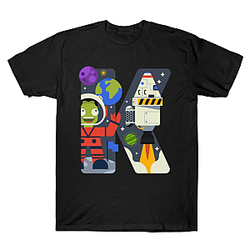 Space Engineering Flight Graphic NTAN1604 Kerbal Space Program T-Shirts