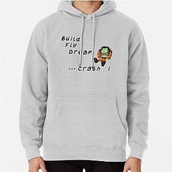 Kerbal Space Program Build Fly Dream Crash Pullover Hoodie