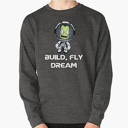 Build Fly Dream Crash Kerbal Space Program Pullover Sweatshirt