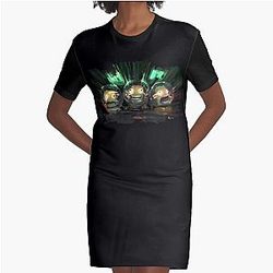 Kerbal Space Program Graphic T-Shirt Dress