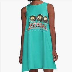 Kerbal Space Program Art A-Line Dress