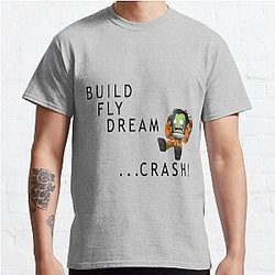 Costruire Fly Dream Crash - Kerbal Space Program Classic T-Shirt