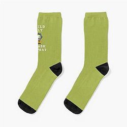 Build Fly Crash Repeat Socks for Kids - Inspired by Kerbal Space Program