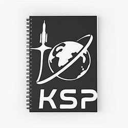 Kerbal Space Program Logo Spiral Notebook