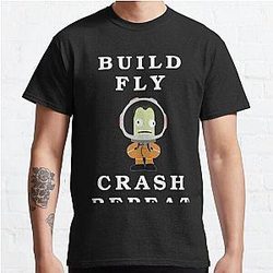 Build Fly Crash Repeat Kerbal Space Program Classic T-Shirt