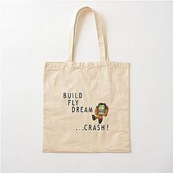 Build Fly Dream Crash - Kerbal Space Program Cotton Tote Bag