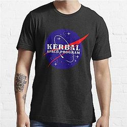 Insignia T-Shirt essenziale colorato - Kerbal Space Program