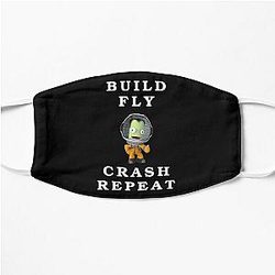 Build Fly Crash Repeat Kerbal Space Program Kids Cartoon Flat Mask