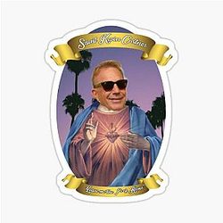 Saint Kevin Costner Sticker