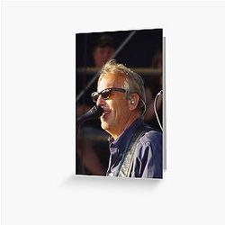 Kevin Costner - Greeting Card