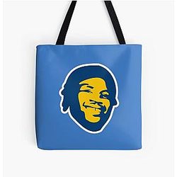 Kevin Holland Yellow All Over Print Tote Bag