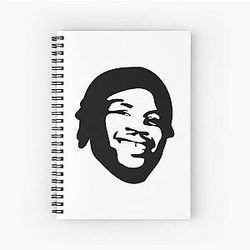 Kevin Holland Black Spiral Notebook