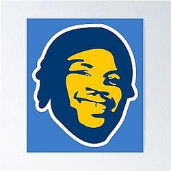 Kevin Holland Blue Poster