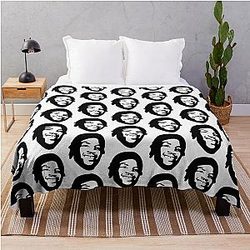 Kevin Holland White Throw Blanket