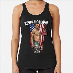 Kevin Holland Big Mouth Racerback Tank Top