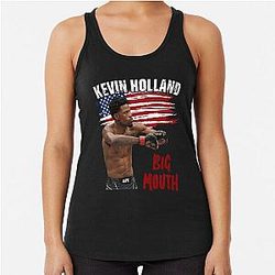 Kevin Holland - Big Mouth Racerback Tank