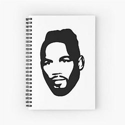Kevin Lee Black Spiral Notebook
