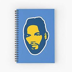 Kevin Lee Blue Spiral Notebook