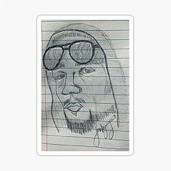 Kevin Lee Fancy Dress By Smokey J Sticker
