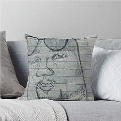 Kevin Lee Fancy Dress by Smokey J Throw Pillow
