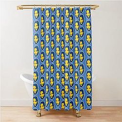 Kevin Lee Yellow Shower Curtain