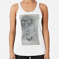 Kevin Lee Fancy Dress Baddrawings by Smokey J Tank Top