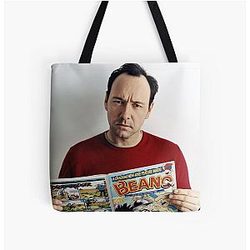 Kevin Spacey Over Print Tote Bag