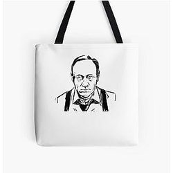 Kevin Spacey All Over Print Tote Bag