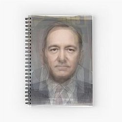 Kevin Spacey Portrait Spiral Notebook