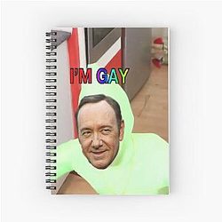 Kevin Spacey iDubbbz Spiral Notebook
