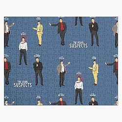 The Usual Suspects, Benicio Del Toro, Kevin Spacey, Gabriel Byrne, classic film, alternative Jigsaw Puzzle