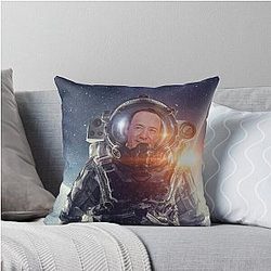 Kevin Spacey in Space Throw Pillow