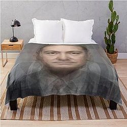 Kevin Spacey Portrait Throw Blanket