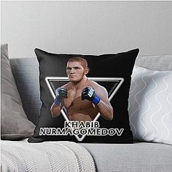 Khabib Nurmagomedov Throw Pillow