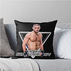 Khabib Nurmagomedov Throw Pillow