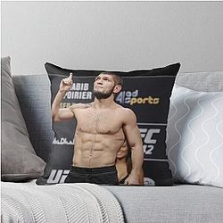 Khabib Nurmagomedov Throw Pillow