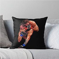 Khabib Nurmagomedov vs Conor McGregor Throw Pillow